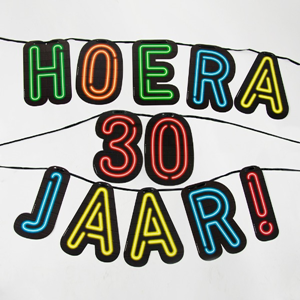 Neon Slinger - Hoera 30 jaar! Neon Slinger - Hoera 30 jaar!